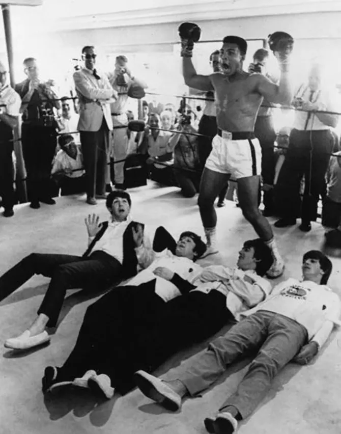 Muhammad Ali y los Beatles (1964)